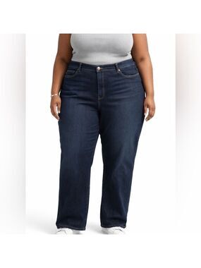 Judy Blue high waist straight jeans dark wash 24W NWT